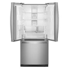 Whirlpool 20 Cu Ft French Door Refrigerator In Fingerprint Resistant Stainless Steel