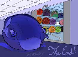 Bigger Belly Project -- Blueberry [6/6] by pikminpedia -- Fur Affinity  [dot] net