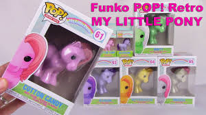 Funko pop my little pony. Funko Pop Figures My Little Pony Retro Toys Line 1980 S Ponies Vinyl Toy Review Bbtoystore Com Youtube