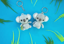 Crochet Mini Koala Keychain Amigurumi PDF Pattern