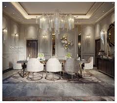 A perfect modern dining room should be somewhere which you want to spend time sitting and relaxing with your family or friends! New Classic Villa New Classic Dining Room Design Newclassicdiningroomdesign Dining Room Design Luxury Dining Room Design Modern Classic Dining Room