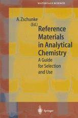 Reference material accompanied by a certificate, one or more of whose property values are certified by a procedure which establishes its traceability to an accurate realisation of the unit in which the. Reference Materials In Analytical Chemistry Springerprofessional De
