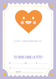 Carte d'invitation d'anniversaire 10 ans. Invitations Anniversaire Petite Fille