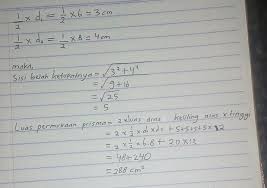Check spelling or type a new query. Luas Permukaan Prisma Belah Ketupat Masnurul