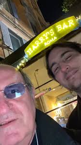 At Harry’s Bar with my lawyer colleague