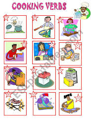 Love is weird, love is. Vocabulary Cooking Verbs Esl Worksheet By Mariaah