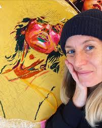 The Yarn We Spin This is possibly the jewel in my crown of the Crewel  Intentions collection. The show was my first big dive into referencing  vintage Playboys. I knew I wanted