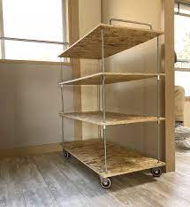 賃貸diy 長ネジとosb合板を使ったキッチンワゴンをdiy 攻める 賃貸diy osb合板 キッチンワゴン diyキッチン
