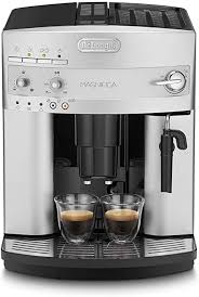 Amazon De De Longhi Magnifica Esam 3200 S Kaffeevollautomat Mit Milchaufschaumduse Fur Cappuccino Mit Espresso Direktwahltaste 2 Tassen Funktion Grosser 1 8 Liter Wassertank Silber
