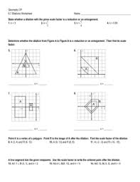 You will discover that a number of the templates are free to use and others call for a premium account. Honors Geometry Dilations