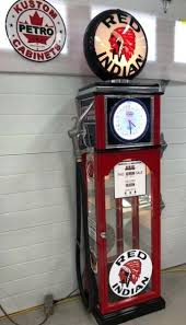 Everything you need to know. Red Indian Clock Face Gas Pump Display Cabinet Vintage Gas Arts Collectibles Oshawa Durham Region Kijiji