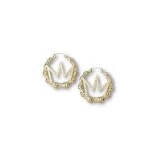 Nicki Minaj Women S Hoop Earrings Logo Bamboo 4 99 Liked On Polyvore Featuring Jewelry Earrings Snap Button Jewe Earrings Bamboo Earrings Bamboo Jewelry