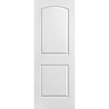 For 90 years, masonite has been committed to creating quality products that enhance the beauty and functionality of your home. Masonite 30 In X 80 In Roman Primed 2 Panel Round Top Hollow Core Composite Interior Door Slab 61732 The Home Depot