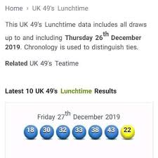 Latest 10 uk 49's lunchtime results. Uk 49s Results Home Facebook
