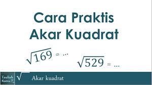 We did not find results for: Cara Praktis Akar Kuadrat Youtube