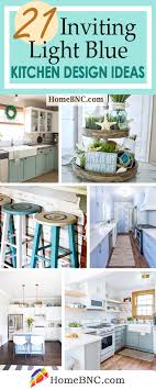 Look for islands with wheels that lock, like these do, so they'll. 21 Best Light Blue Kitchen Design And Decor Ideas For 2021