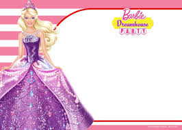 Free Barbie Birthday Invitation Templates Drevio Barbie Invitations Barbie Birthday Invitations Free Barbie