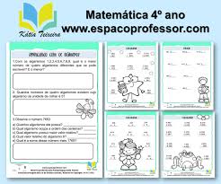 05 Atividades De Matematica 4Âº Ano Para Baixar