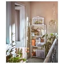 Separate it or stack several pieces together, paint, stencil, change legs and handles and you'll get a perfect fitting piece! Hyllis Shelf Unit Indoor Outdoor Galvanized Ikea