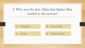 The hardest marvel trivia questions and answers: Ultimate Spider Man Movie Quiz Scuffed Entertainment