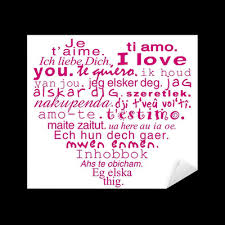 Je t'aime en toutes les langues, pour le dire à ses proches i love you in every language. Sticker Coeur Je T Aime Dans Toutes Les Langues Pixers Nous Vivons Pour Changer