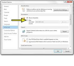 Go to the task options section, and check the option of set reminders on tasks with due dates. How To Disable The Reminder Sound In Outlook 2013 Live2tech