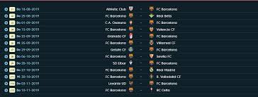 تابع نتائج مباريات الدوري الإسباني. Fcb World On Twitter Ø¬Ø¯ÙˆÙ„ Ø¨Ø±Ø´Ù„ÙˆÙ†Ø© ÙÙŠ Ø§Ù„Ù„ÙŠØºØ§ Ù„Ù€ Ù…ÙˆØ³Ù… 2019 2020