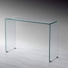 Maybe you would like to learn more about one of these? Clear Glass Console Small In H30 X W30 X D8 Heavenly Collection Waterfall Glass Console Table Sofa Console Tables Tables Urbytus Com