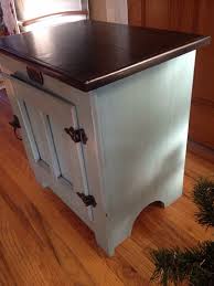 The best ones are made of solid oak and have white clad chunky hardware. 1980s Reproduction White Clad Icebox Homemade Chalk Paint Outside With Glaze Oil Inside Bronze Met Repainting Furniture Furniture Makeover Coffee Table Redo