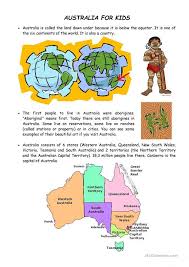 Australia For Kids Australia For Kids Free Worksheets For Kids Australia School