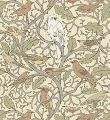 Pop Mob Scene By Cfa Voysey Circa 1929 This Design Was Sold As Both A Wallpaper And Textile Pattern The Central Fi Textile Patterns Book Design Art Wallpaper