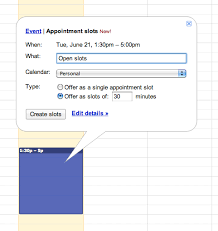 To use appointment slots on your calendar. Schedule Open Appointment Slots In Google Calendar Pcworld