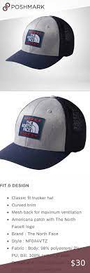 The North Face Americana Trucker Hat Nwt Trucker Hat Clothes Design Sweatband