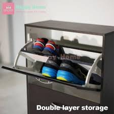 Guna semula, hiasan dalaman, paip, perabot, rak kasut, rumah. Philip Space Saver 3 Doors Shoe Cabinet Rak Kasut Kayu Rak Kasut Bertutup Ikea Bissa Shoes Rack Rak Kasut Ikea Shopee Malaysia