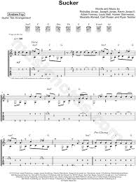 100+ easy guitar covers with tab, chords, backing track and pdf. Andrew Foy Sucker Guitar Tab In A Minor Download Print Sku Mn0194530