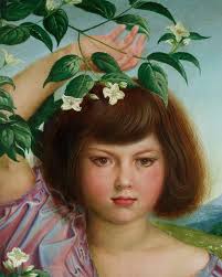 Bonhams : Otto Dix (1891-1969) Nelly als Flora 83 x 65 cm. (32 5/8 x 25 5/8  in.)