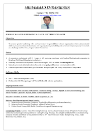 Restaurant manager resume examples & samples. Purchasing Manager Cv Word