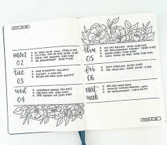 Black And White Bullet Journal Spreads Pin On Black And White Bullet Journal