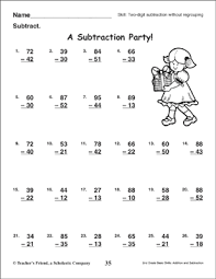 Subtracting with no regrouping (a). Double Digit Subtraction Non Regrouping Worksheets Games Regrouping Practice Pages For Kids