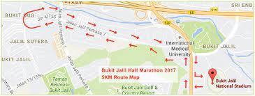 12.5km (12.01km by chin teck sin's gps kok) 7.5km (7.22km by kenny wong kok wai's comrades marathon 2017 and west highland way race 2017. Bukit Jalil Half Marathon 2017 Justrunlah