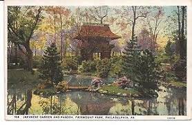Japanese Garden And Pagoda Fairmount Park Philadelphia 1920 S Japanese Garden Japanese Stone Lanterns Gravel Landscaping