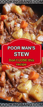 Poor Man S Stew Easy Recipe Your Life Crockpot Recipes Slow Cooker Stew Meat Recipes Beef Recipes Easy
