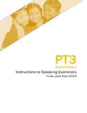 How easy is it to travel around your country? S1 Mes Pt3 Instructions To Speaking Examiners V3 Pdf Pt3 Pentaksiran Tingkatan 3 Instructions To Speaking Examiners To Be Used From 2019 Contents Course Hero