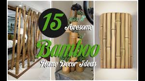 When stored compressed, the folding wall shrinks to the thickness of a book. 15 Awesome Bamboo Home Decor Ideas Youtube