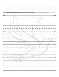 100 lb / 163 gsm. Dove Background Primary Lined Paper By Teacher Vault Tpt