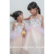 Harga produk yang ditawarkan pun cukup terjangkau. Dress Pesta Anak Unicorn Bayi Anak Baju Anak Perempuan Di Carousell
