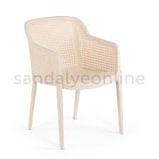 Octa Bahce Balkon Sandalyesi Krem Sandalye Online