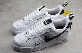 Nike Air Force 1 07 Lv8 Utility Aj7747 100 Nike Air Force 1 07 Lv8 Utility Overbranding White Black Aj7747 100 Nike Air Force Sneakers Men Fashion Nike Air