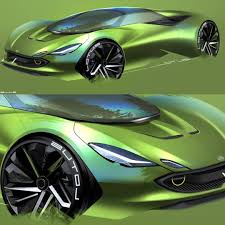 L O T U S Green Reflection Lotus Waymoretocome Elise Automotive Automotivedesign Carsketch C Futuristic Cars Design Concept Car Design Futuristic Cars
