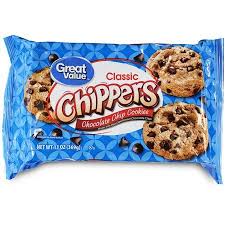Great Value Classic Chippers Chocolate Chip Cookies 13 Oz Walmart Com Chocolate Chip Cookies Chip Cookies Chocolate Chip